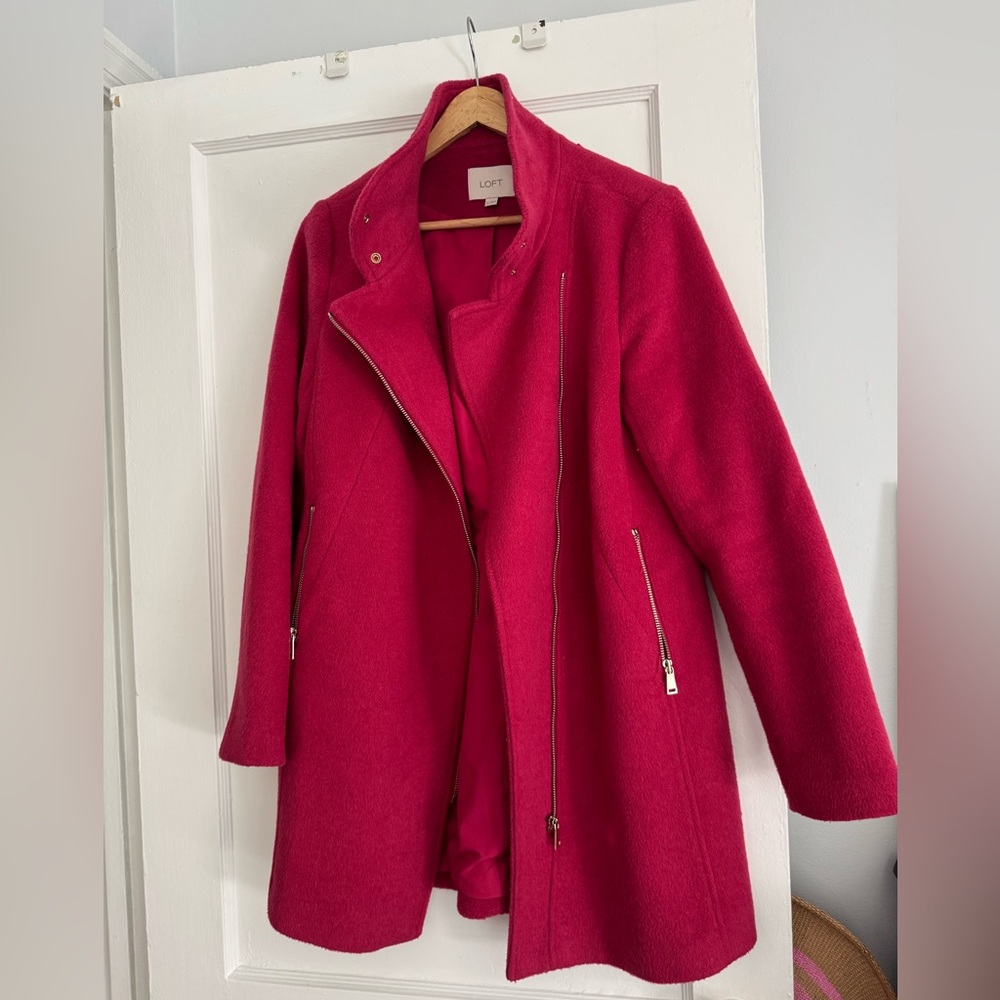 LOFT Raspberry Coat - Picture 2 of 5